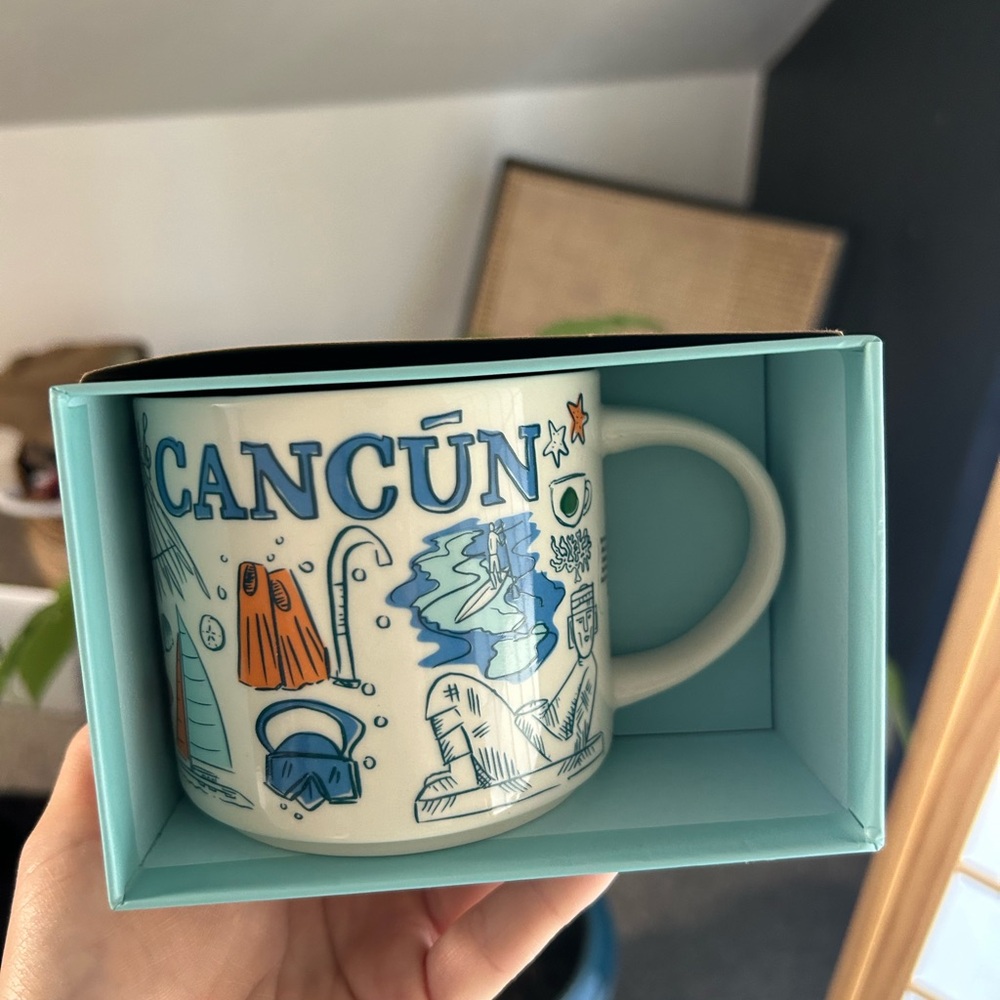 NWT in-box Starbucks Cancun Been There Series